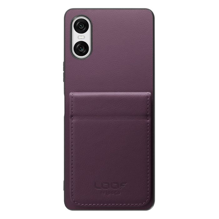 [ LOOF FOLD ] Xperia 10 VI  ケース 背面 カード収納 カード入れ カードポケット カバー スマホケース 薄型 大容量 本革 [ Xperia 10 VI ]
