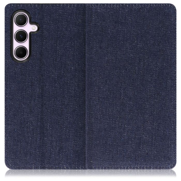[ LOOF DENIM ] Galaxy A55 5G  スマホケース ケース カバー 手帳型ケース カード収納 マグネット付き デニム ベルトなし [ Galaxy A55 5G ]