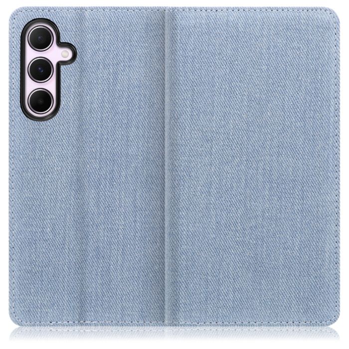 [ LOOF DENIM ] Galaxy A55 5G  スマホケース ケース カバー 手帳型ケース カード収納 マグネット付き デニム ベルトなし [ Galaxy A55 5G ]