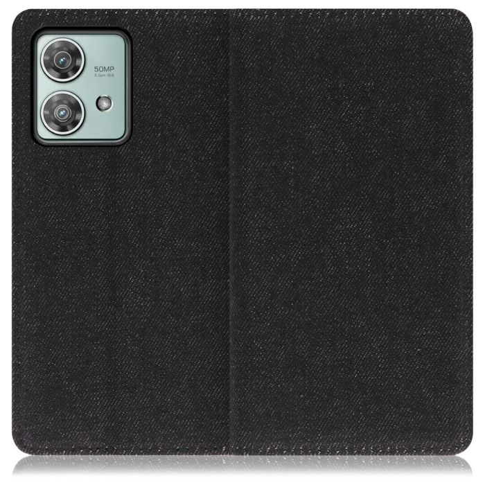 [ LOOF DENIM ] motorola edge 40 neo  スマホケース ケース カバー 手帳型ケース カード収納 マグネット付き デニム ベルトなし [ motorola edge 40 neo ]