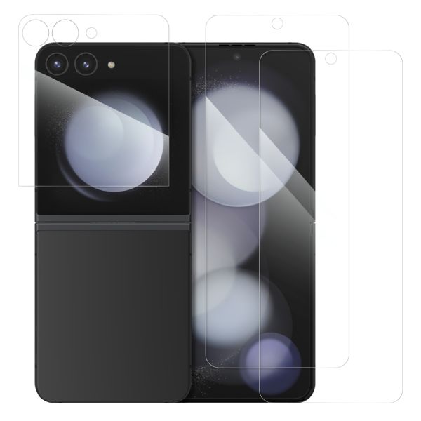 [2枚入り] LOOF Galaxy Z Flip5 保護フィルム クリア/マット/ブルーライトカット 簡単貼り付け 画面保護 ソフトフィルム 気泡なし 傷防止 割れ防止 高透過率 [ Galaxy Z Flip5 ]