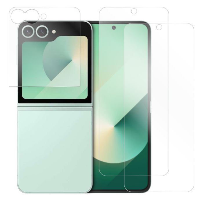 [2枚入り] LOOF Galaxy Z Flip6 保護フィルム クリア/マット/ブルーライトカット 簡単貼り付け 画面保護 ソフトフィルム 気泡なし 傷防止 割れ防止 高透過率 [ Galaxy Z Flip6 ]