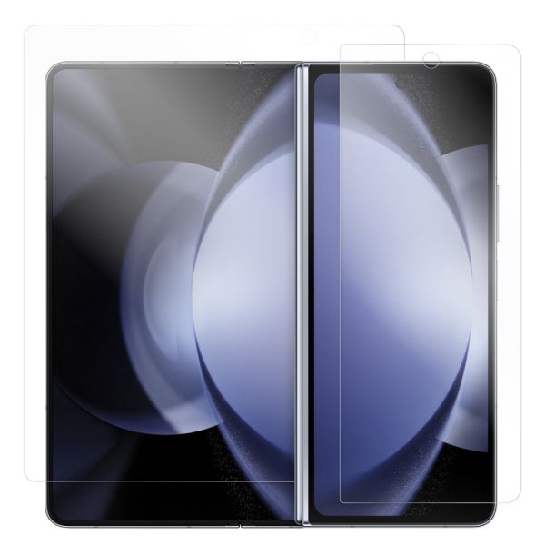 LOOF Galaxy Z Fold5 保護フィルム クリア/マット/ブルーライトカット 簡単貼り付け 画面保護 ソフトフィルム 気泡なし 傷防止 割れ防止 高透過率 [ Galaxy Z Fold5 ]