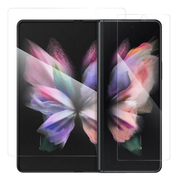LOOF Galaxy Z Fold3 5G 保護フィルム クリア/マット/ブルーライトカット 簡単貼り付け 画面保護 ソフトフィルム 気泡なし 傷防止 割れ防止 高透過率 [ Galaxy Z Fold3 5G ]