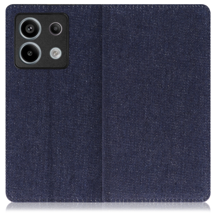 [ LOOF DENIM ] Redmi Note 13 Pro 5G  スマホケース ケース カバー 手帳型ケース カード収納 マグネット付き デニム ベルトなし [ Redmi Note 13 Pro 5G ]