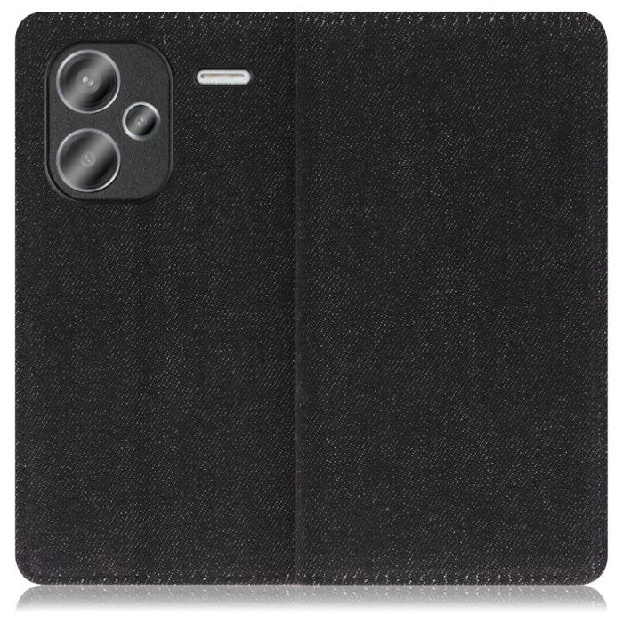 [ LOOF DENIM ] Xiaomi Redmi Note 13 Pro+ 5G  スマホケース ケース カバー 手帳型ケース カード収納 マグネット付き デニム ベルトなし [ Redmi Note 13 Pro+ 5G ]