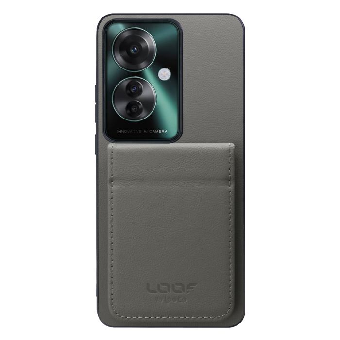 [ LOOF BASIC-SHELL SLIM CARD 2カード ] OPPO Reno11 A  ケース 背面 カード収納 カード入れ カードポケット カバー スマホケース 薄型 大容量 本革 [ OPPO Reno11 A ]