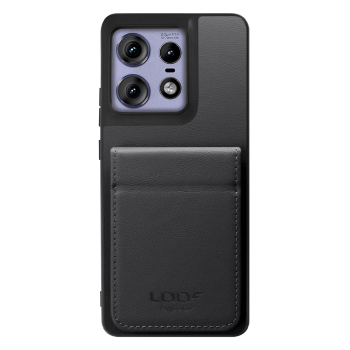 [ LOOF BASIC-SHELL SLIM CARD 2カード ] motorola edge 50 pro / 50s pro  ケース 背面 カード収納 カード入れ カードポケット カバー スマホケース 薄型 大容量 本革 [ motorola edge 50 pro / 50s pro ]