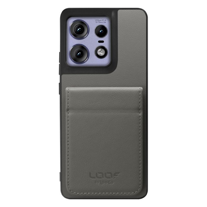 [ LOOF BASIC-SHELL SLIM CARD 2カード ] motorola edge 50 pro / 50s pro  ケース 背面 カード収納 カード入れ カードポケット カバー スマホケース 薄型 大容量 本革 [ motorola edge 50 pro / 50s pro ]