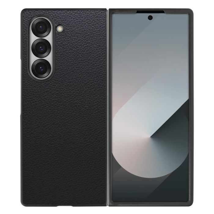 [ LOOF LUXURY-SHELL ] Galaxy Z Fold6  スマホケース 背面 ケース カバー ハードケース 本革  [ Galaxy Z Fold6 ]