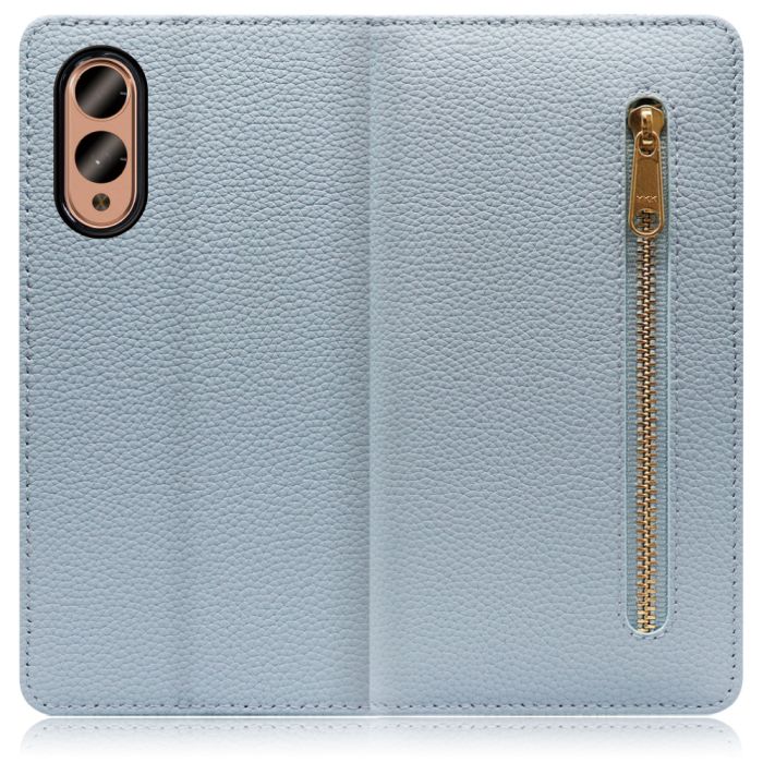 [ LOOF POCKET ] arrows We2  スマホケース ケース カバー 手帳型ケース カード収納 本革 マグネットなし ベルトなし ポケット ファスナー [ arrows We2 ]