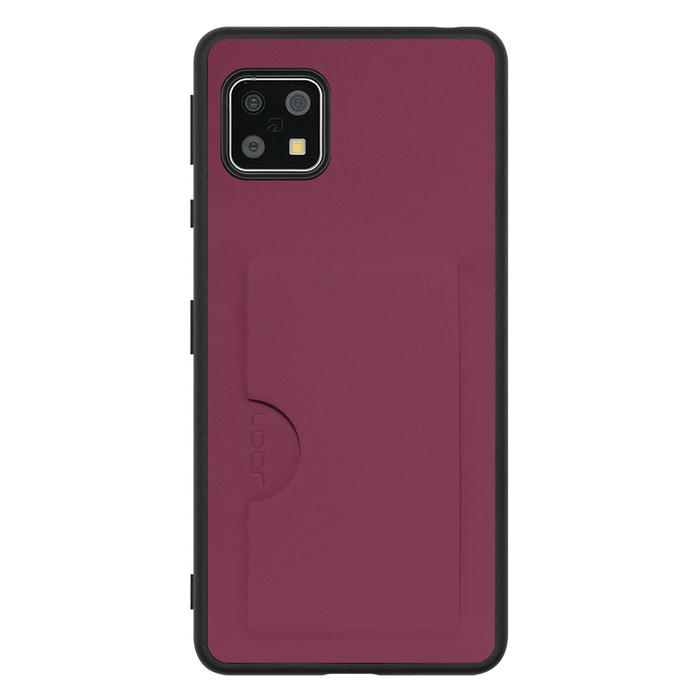[ LOOF SKIN SLIM-SLOT ] AQUOS sense4 / sense4 lite / sense4 basic / sense5G / やさしいスマホ2 sense 4 4lite 4basic 5G sense4lite sense4basic スマホケース 背面 ケース カバー ハードケース カード収納 PUレザー ストラップホール [ AQUOS sense4/4 lite/4 basic/sense5G/やさしいスマホ2 ]