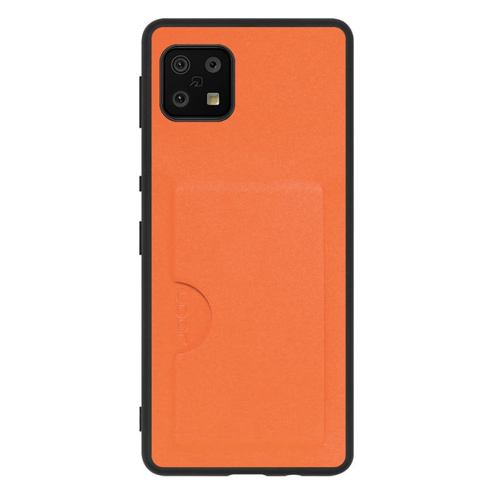 [ LOOF SKIN SLIM-SLOT ] AQUOS sense6s /sense6 sense 6s 6 スマホケース 背面 ケース カバー ハードケース カード収納 PUレザー ストラップホール [ AQUOS sense6/sense6s ]