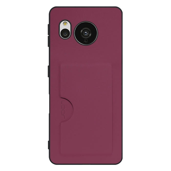 [ LOOF SKIN SLIM-SLOT ] AQUOS sense7 Plus sense7plus 7plus sense 7 スマホケース 背面 ケース カバー ハードケース カード収納 PUレザー ストラップホール [ AQUOS sense7 Plus ]