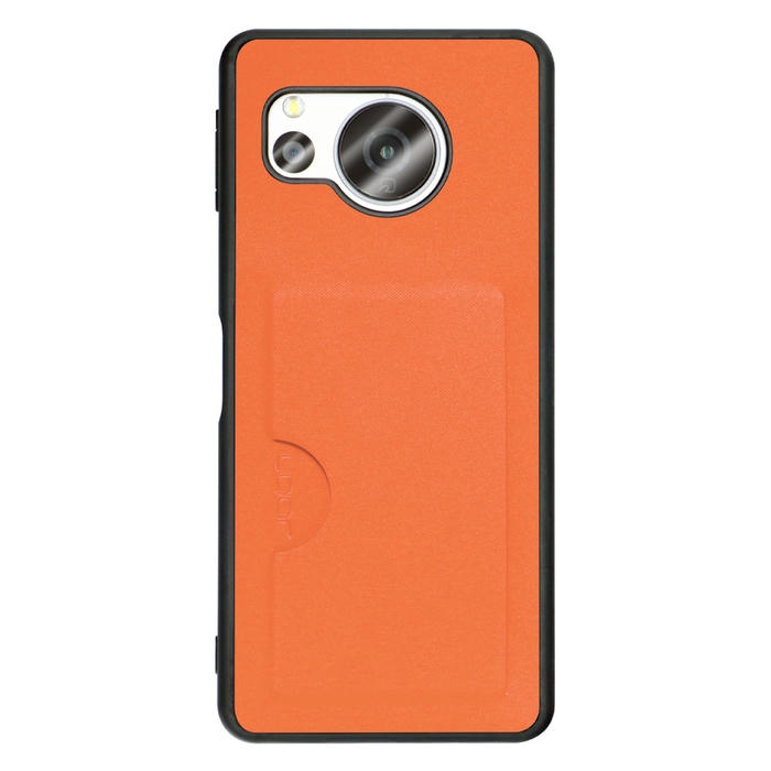 [ LOOF SKIN SLIM-SLOT ] AQUOS sense8 SH-54D / SHG11 sense 8 スマホケース 背面 ケース カバー ハードケース カード収納 PUレザー ストラップホール [ AQUOS sense8 ]
