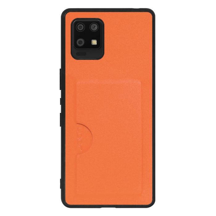 [ LOOF SKIN SLIM-SLOT ] AQUOS zero6 SHG04 zero 6 スマホケース 背面 ケース カバー ハードケース カード収納 PUレザー ストラップホール [ AQUOS zero6 ]