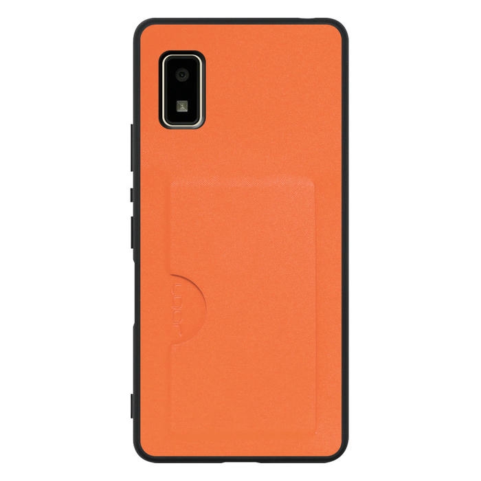 [ LOOF SKIN SLIM-SLOT ] AQUOS wish2 / wish  スマホケース 背面 ケース カバー ハードケース カード収納 PUレザー ストラップホール [ AQUOS wish/wish2 ]