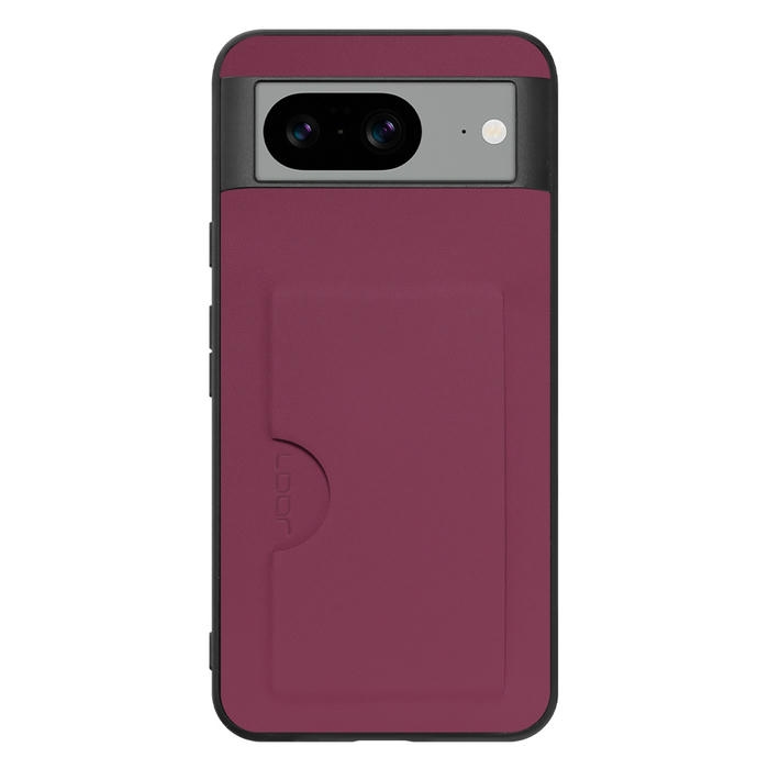[ LOOF SKIN SLIM-SLOT ] Google pixel 8 googlepixel8 Pixel8 ピクセル8 スマホケース 背面 ケース カバー ハードケース カード収納 PUレザー ストラップホール [ Google Pixel 8 ]