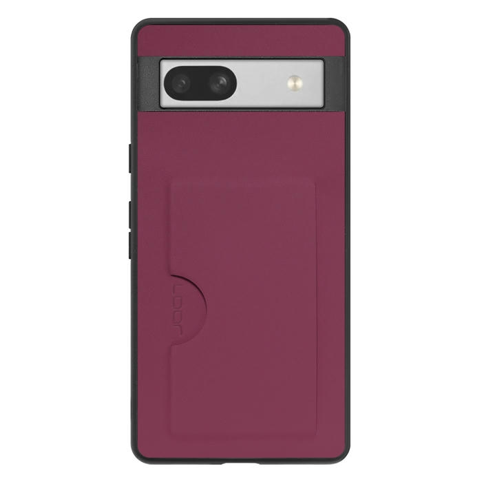 [ LOOF SKIN SLIM-SLOT ] Google Pixel 7a googlepixel7a pixel7a スマホケース 背面 ケース カバー ハードケース カード収納 PUレザー ストラップホール [ Google Pixel 7a ]