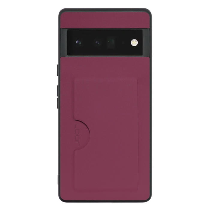 [ LOOF SKIN SLIM-SLOT ] Google Pixel 6 Pro Googlepixel6pro 6pro プロ ピクセル6pro スマホケース 背面 ケース カバー ハードケース カード収納 PUレザー ストラップホール [ Google Pixel 6 Pro ]