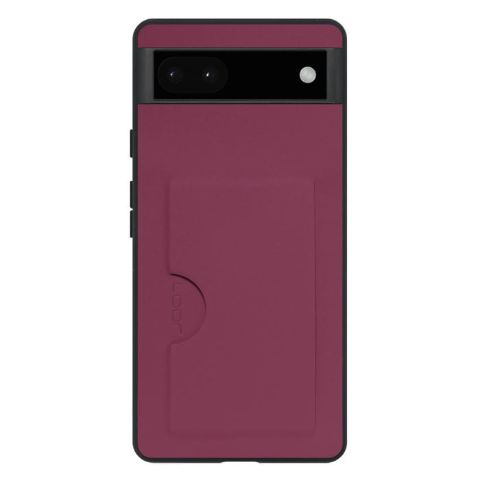 [ LOOF SKIN SLIM-SLOT ] Google Pixel 6a googlepixel6a pixel6a スマホケース 背面 ケース カバー ハードケース カード収納 PUレザー ストラップホール [ Google Pixel 6a ]