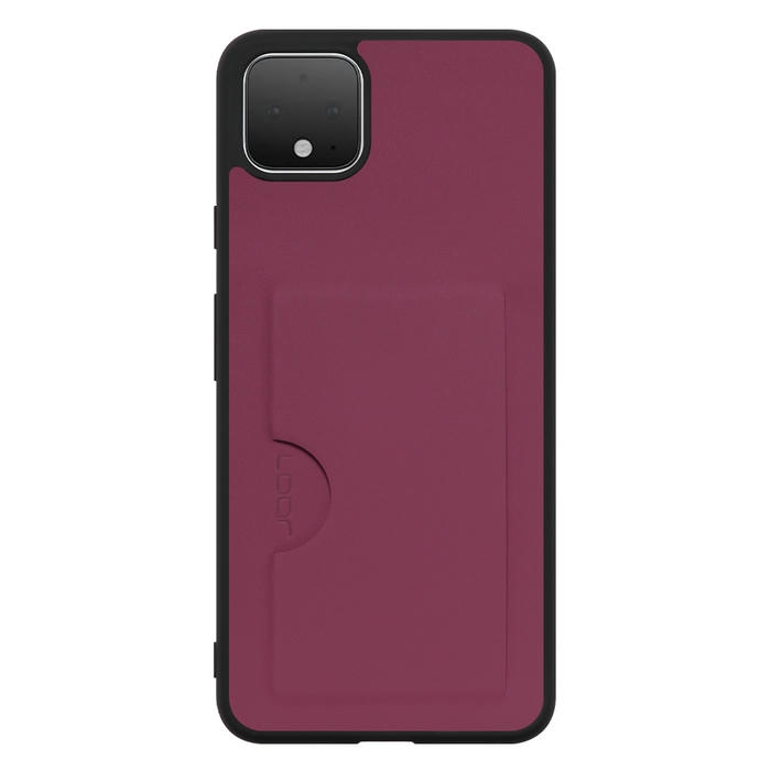 [ LOOF SKIN SLIM-SLOT ] Google Pixel 4 XL googlepixel pixel4xl ピクセル4XL スマホケース 背面 ケース カバー ハードケース カード収納 PUレザー ストラップホール [ Google Pixel 4 XL ]