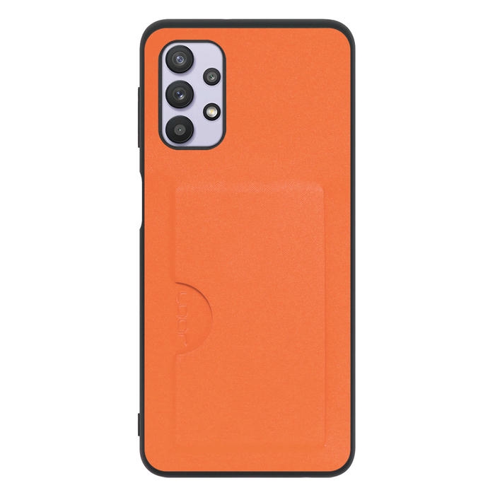[ LOOF SKIN SLIM-SLOT ] Galaxy A32 5G SCG08 a325g スマホケース 背面 ケース カバー ハードケース カード収納 PUレザー ストラップホール [ Galaxy A32 5G ]