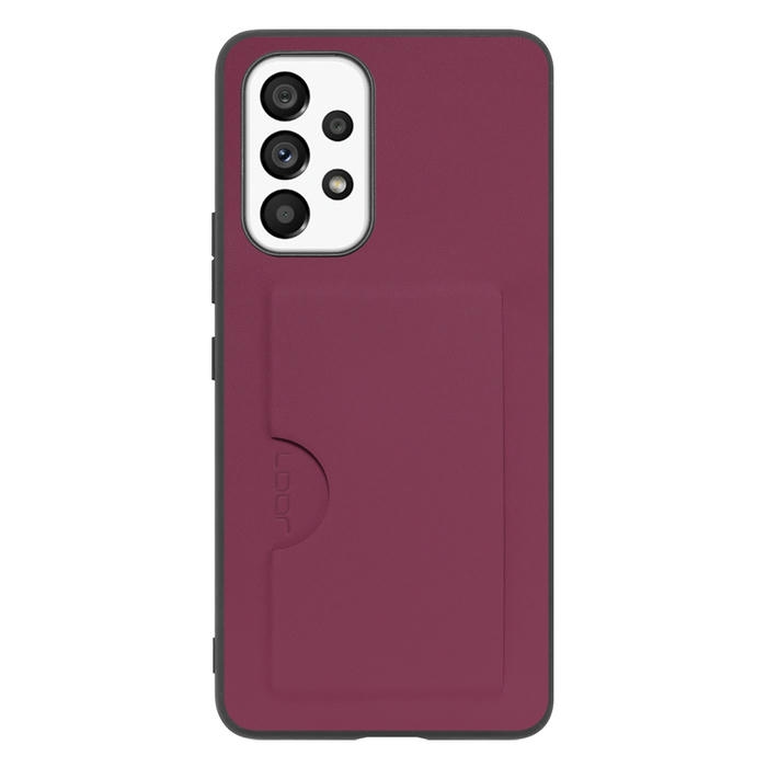 [ LOOF SKIN SLIM-SLOT ] Galaxy A53 5G SC-53C / SCG15 a535g スマホケース 背面 ケース カバー ハードケース カード収納 PUレザー ストラップホール [ Galaxy A53 5G ]