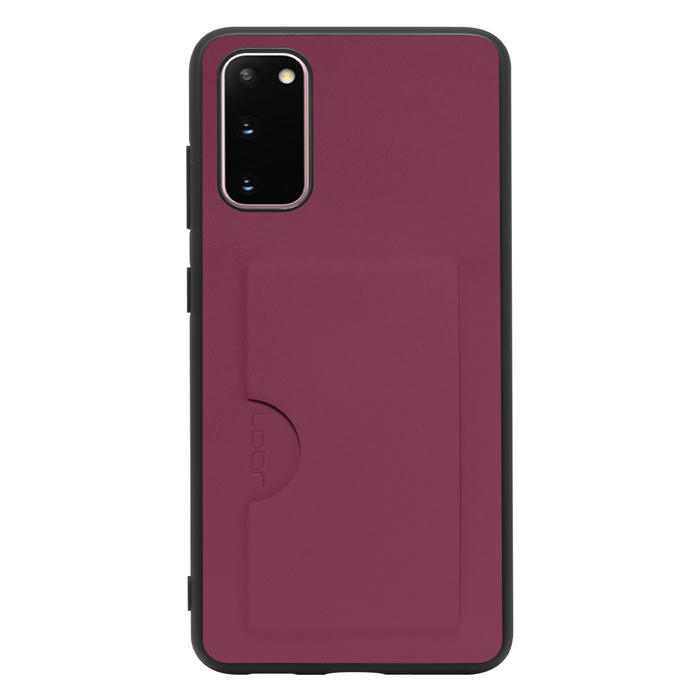 [ LOOF SKIN SLIM-SLOT ] Galaxy S20 5G SC-51A / SCG01 s205g スマホケース 背面 ケース カバー ハードケース カード収納 PUレザー ストラップホール [ Galaxy S20 5G ]