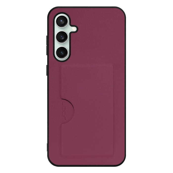 [ LOOF SKIN SLIM-SLOT ] Galaxy S23 FE s23fe スマホケース 背面 ケース カバー ハードケース カード収納 PUレザー ストラップホール [ Galaxy S23 FE ]