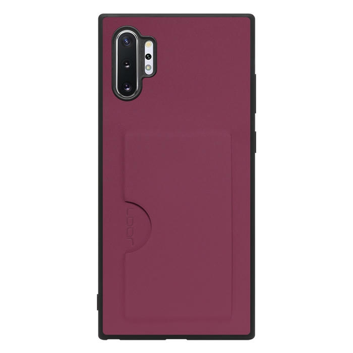 [ LOOF SKIN SLIM-SLOT ] Galaxy Note10+ SC-01M / SCV45 note10+ note10plus note10 plus スマホケース 背面 ケース カバー ハードケース カード収納 PUレザー ストラップホール [ Galaxy Note10+ ]