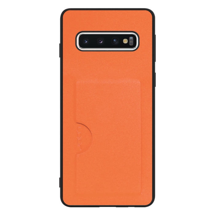 [ LOOF SKIN SLIM-SLOT ] Galaxy S10 SC-03L / SCV41 galaxys10 スマホケース 背面 ケース カバー ハードケース カード収納 PUレザー ストラップホール [ Galaxy S10 ]