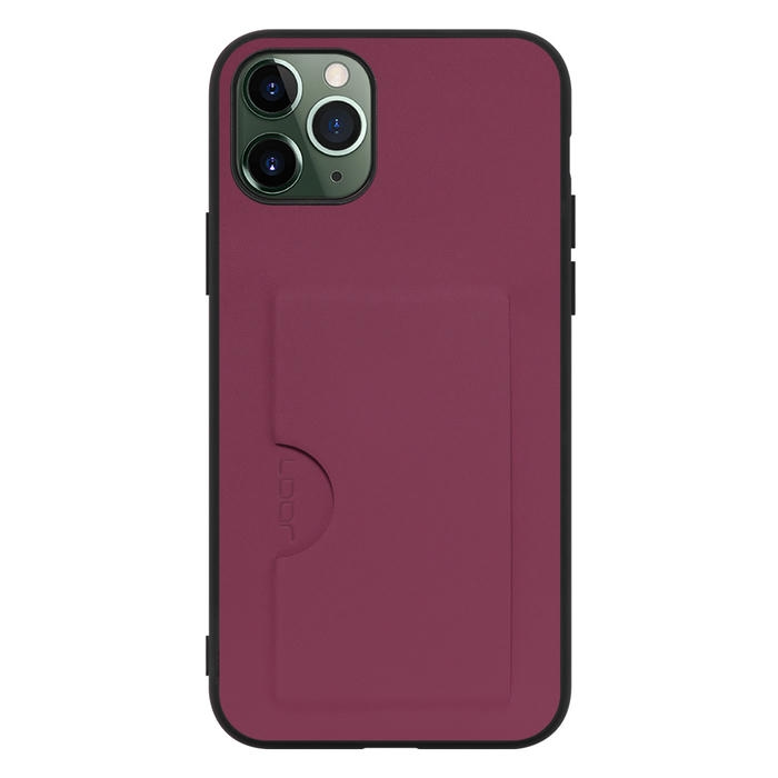 [ LOOF SKIN SLIM-SLOT ] iPhone 11 Pro Max iPhone11promax 11promax 11 promax スマホケース 背面 ケース カバー ハードケース カード収納 PUレザー ストラップホール [ iPhone 11 Pro Max ]