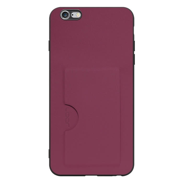 [ LOOF SKIN SLIM-SLOT ] iPhone 6 Plus / 6s Plus iphone6plus iphone6splus 6plus 6splus スマホケース 背面 ケース カバー ハードケース カード収納 PUレザー ストラップホール [ iPhone 6 Plus / 6s Plus ]