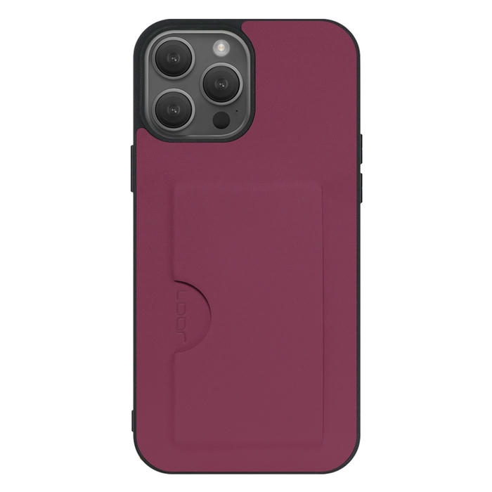 [ LOOF SKIN SLIM-SLOT ] iPhone 14 Pro iphone14pro 14pro プロ スマホケース 背面 ケース カバー ハードケース カード収納 PUレザー ストラップホール [ iPhone 14 Pro ]