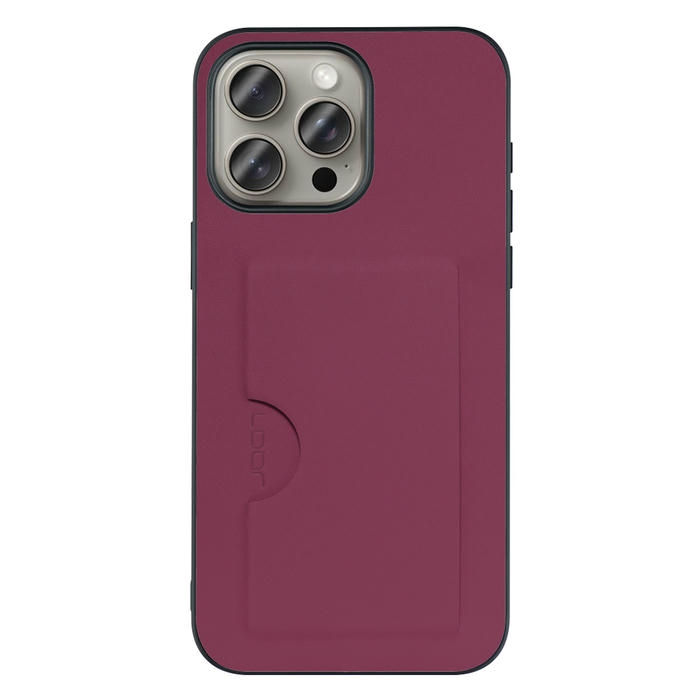 [ LOOF SKIN SLIM-SLOT ] iPhone 15 Pro Max iPhone15 Pro Max アイフォン15 プロ マックス iPhone 15 15ProMax アイフォン 15 スマホケース 背面 ケース カバー ハードケース カード収納 PUレザー ストラップホール [ iPhone 15 Pro Max ]