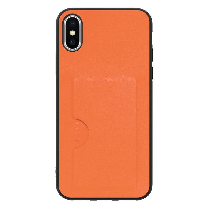 [ LOOF SKIN SLIM-SLOT ] iPhone X / XS iPhonex iPhonexs スマホケース 背面 ケース カバー ハードケース カード収納 PUレザー ストラップホール [ iPhone X / XS ]