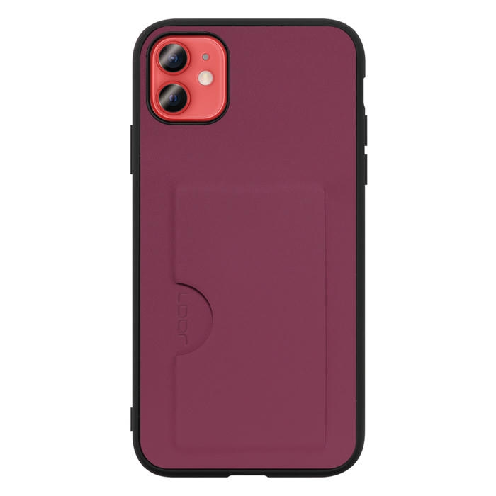 [ LOOF SKIN SLIM-SLOT ] iPhone 12 mini iphone12mini 12mini 12ミニ スマホケース 背面 ケース カバー ハードケース カード収納 PUレザー ストラップホール [ iPhone 12 mini ]