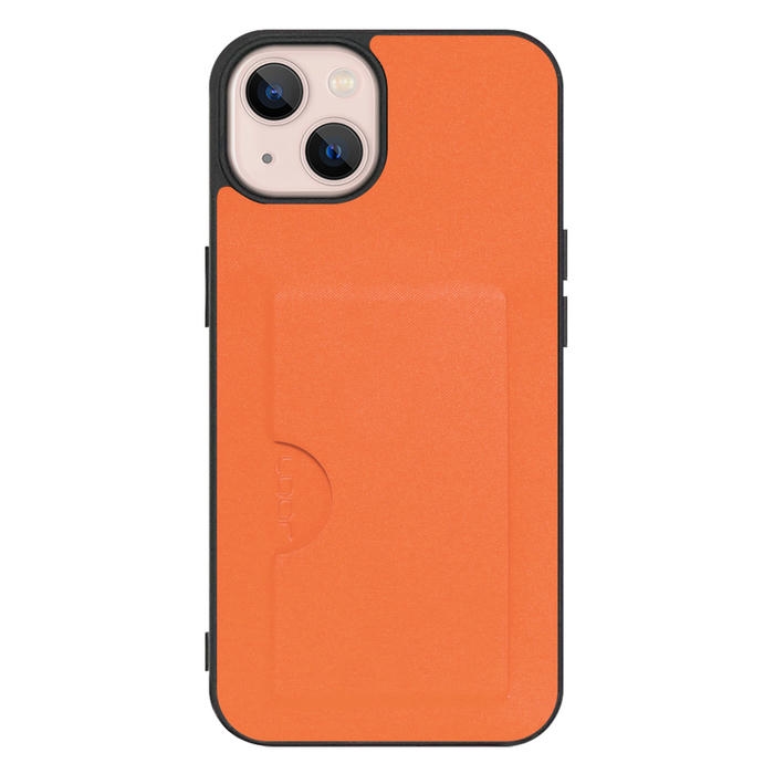 [ LOOF SKIN SLIM-SLOT ] iPhone 13 iphone13 スマホケース 背面 ケース カバー ハードケース カード収納 PUレザー ストラップホール [ iPhone 13 ]