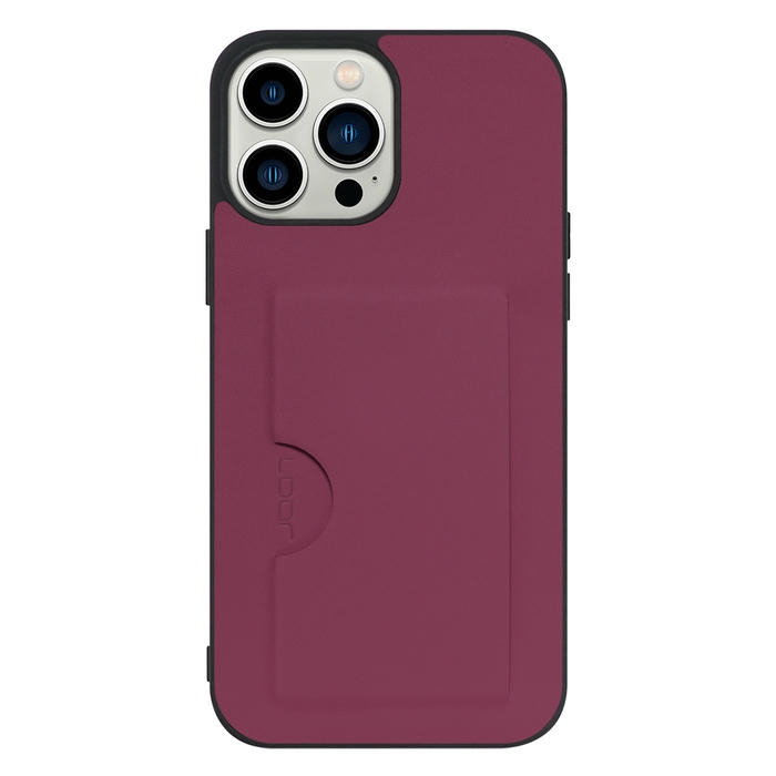 [ LOOF SKIN SLIM-SLOT ] iPhone 13 Pro Max iphone13promax 13promax promax プロマックス スマホケース 背面 ケース カバー ハードケース カード収納 PUレザー ストラップホール [ iPhone 13 Pro Max ]