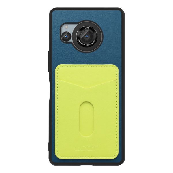 [ LOOF PASS-SHELL スライド] AQUOS R8 SH-52D AQUOSR8 スマホケース 背面 ケース カバー ハードケース カード収納 カードホルダー ストラップホール [ AQUOS R8 ]