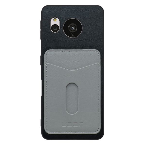 [ LOOF PASS-SHELL スライド] AQUOS sense7 Plus sense7plus 7plus sense 7 スマホケース 背面 ケース カバー ハードケース カード収納 カードホルダー ストラップホール [ AQUOS sense7 Plus ]