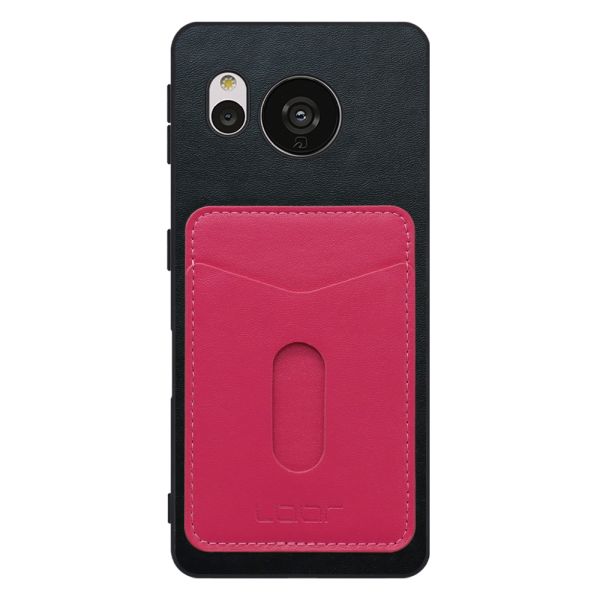 [ LOOF PASS-SHELL スライド] AQUOS sense7 Plus sense7plus 7plus sense 7 スマホケース 背面 ケース カバー ハードケース カード収納 カードホルダー ストラップホール [ AQUOS sense7 Plus ]