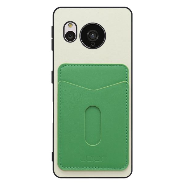 [ LOOF PASS-SHELL スライド] AQUOS sense7 Plus sense7plus 7plus sense 7 スマホケース 背面 ケース カバー ハードケース カード収納 カードホルダー ストラップホール [ AQUOS sense7 Plus ]