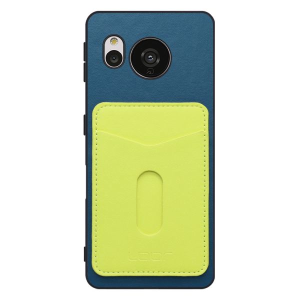 [ LOOF PASS-SHELL スライド] AQUOS sense7 Plus sense7plus 7plus sense 7 スマホケース 背面 ケース カバー ハードケース カード収納 カードホルダー ストラップホール [ AQUOS sense7 Plus ]