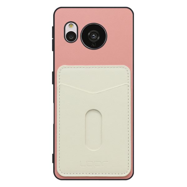 [ LOOF PASS-SHELL スライド] AQUOS sense7 sense 7 スマホケース 背面 ケース カバー ハードケース カード収納 カードホルダー ストラップホール [ AQUOS sense7 ]