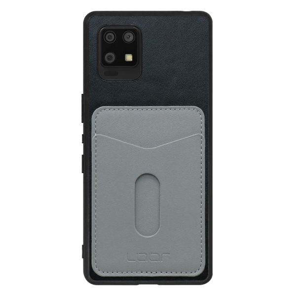 [ LOOF PASS-SHELL スライド] AQUOS zero6 SHG04 zero 6 スマホケース 背面 ケース カバー ハードケース カード収納 カードホルダー ストラップホール [ AQUOS zero6 ]