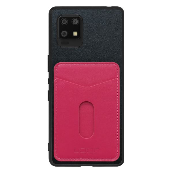 [ LOOF PASS-SHELL スライド] AQUOS zero6 SHG04 zero 6 スマホケース 背面 ケース カバー ハードケース カード収納 カードホルダー ストラップホール [ AQUOS zero6 ]