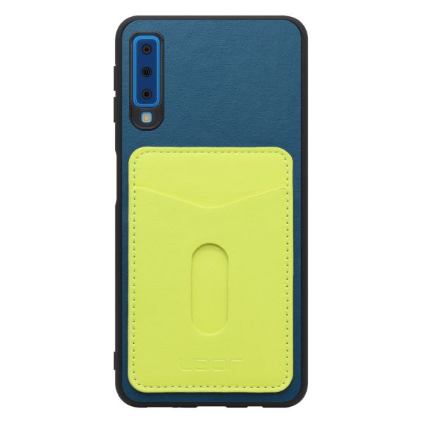 [ LOOF PASS-SHELL スライド] Galaxy A7 SM-A750C galaxya7 スマホケース 背面 ケース カバー ハードケース カード収納 カードホルダー ストラップホール [ Galaxy A7 ]