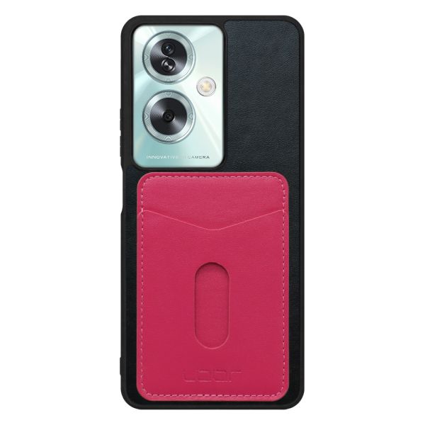 [ LOOF PASS-SHELL スライド] OPPO A79 5G A795G スマホケース 背面 ケース カバー ハードケース カード収納 カードホルダー ストラップホール [ OPPO A79 5G ]